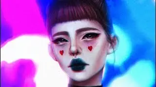 Screenshot editing process Обработка скриншота Sims 4
