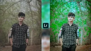 New Green And Sky Blue effect Photo editing Lightroom photo editing// Download Preset Free