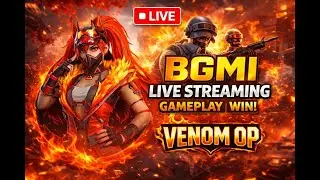 VenomOP | 1v4 Clutch in BGMI LIVE 🔥