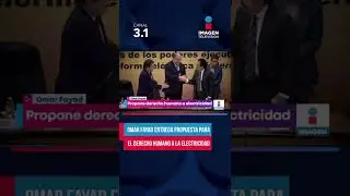 Omar Fayad entrega propuesta para el derecho humano a la electricidad | #shorts | Yuri