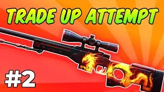 CS GO - AWP Wildfire Trade Up Contract ATTEMPT #2! (Rare Counter Strike Trade Ups)