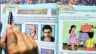 Lesson 3 -A Curious Mind 🧑‍✈️🧑‍🎓 🖊️  -English Reading Practice - Class 6 English Book 📕- Rainbow🌈
