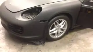 Porsche Sinister Edition Boxster Custom Avery Vehicle Wrap Episode 8 Del Rey Customs