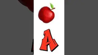 A To I Alphabet and Words Match Challenge #shorts