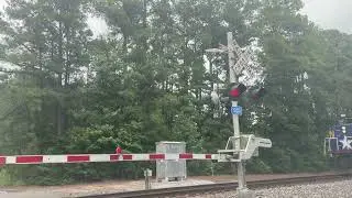 Amtrak train the Piedmont with the defect detector heard in the car