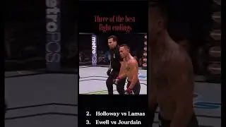 Top 3 greatest fight endings #ufc #mma #bjj #fight #mmafighter