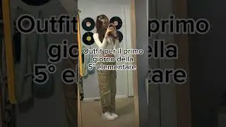 Outfit per il primo giorno di scuola della 5&deg;elementare💗