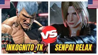 Tekken 8 ▰ INKOGNITO (#2 Ranked Bryan) Vs SENPAI RELAX (Nina) ▰ WILD Matches!