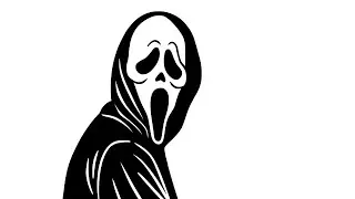 How to draw ghost face #drawing #drawingtutorial #art #easydrawing 