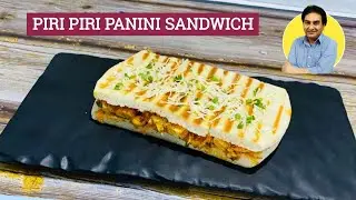 Piri Piri Panini Sandwich |Street Style Panini Sandwich | पीरी पीरी पनीनी सैंडविच | Tushar&rsquo;s Cooking