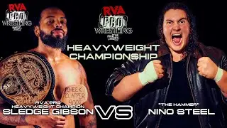 🏆 Sledge Gibson vs. Nino 
