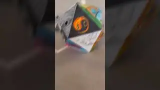 Icosahedron Art #demonslayer #art #drawing #muichiro #3d art#anime #shortvideo #shorts #viral #phonk