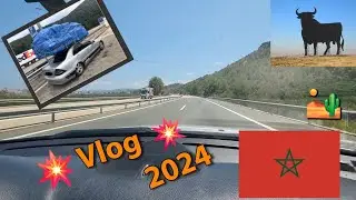 Vlog road French  to Morocco 🏜🚗 3200 Km