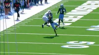 'HE GOT MOSSED' 🤯  Watch UAB's Amare Thomas make an INCREDIBLE reaching catch against Tulane
