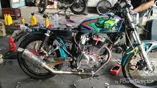 Knalpot WRX Racing di CB herex Stroke up 70++ #knalpotwrx #wrxmuffler #herex