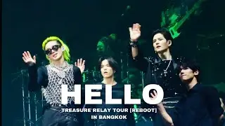 TREASURE - HELLO (4K) | 2024 TREASURE RELAY TOUR [REBOOT] IN BANGKOK
