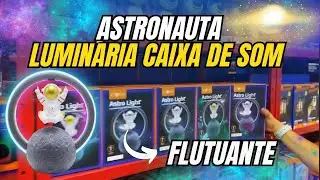 INOVA&Ccedil;&Atilde;O EM &Aacute;UDIO E LUZ: LUMIN&Aacute;RIA CAIXA DE SOM ASTRO LIGHT INOVA