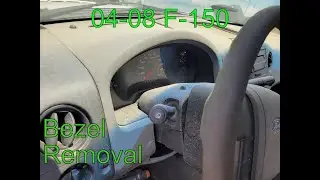 2004-2008 Ford F-150 Instrument Cluster Bezel Removal