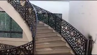 Laser cutting stair railing supplier in Bangladesh.