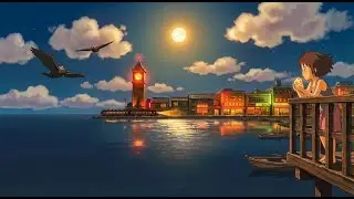 Spirited Away Calm Music 🌊 Chihiro by the Sea | Inochi no Namae Piano Loop | Sleep, Study, Relax