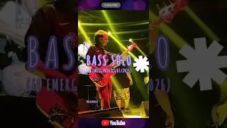 Bass Solo (RHCP, Daft Punk and Queen bass medley, 09-01-2026) #redhotchilipeppers #bass #shorts