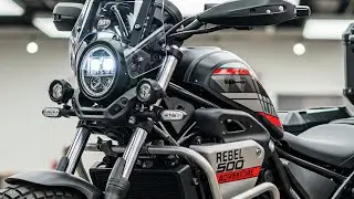 Обзор Honda Rebel 500 😱 Мощный круизер в современном стиле | Полные характеристики и ощущения от ...
