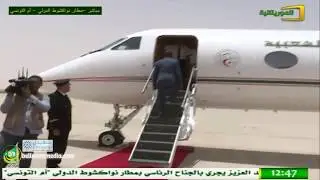 وصول رئيس الجمهورية الصحراوية السيد ابراهيم غالي للمشاركة في القمة الافريقية 31 بنواكشوط