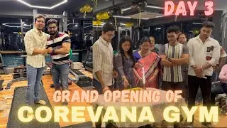 Grand opening of Corevana fitness gym !!! Back & bicep workout with @COREFITLAB 