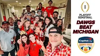 Watching UGA Win the 2021 Orange Bowl