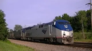 Amtrak #5 at Agency, Iowa Running Twenty Minutes Late