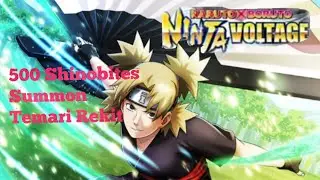 Temari Rekit 500 Shinobites Summon NARUTO X BORUTO NINJA VOLTAGE