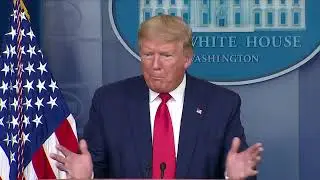Trump coronavirus briefing : new guidelines on face masks