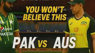 Pakistan vs Australia T20 Cricket 24 Hardest difficulty ( Ps5 advanced gameplay)