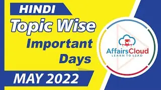 May 2022 - Important Days | Hindi | By Vikas Rana Affairscloud