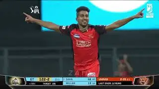 Umran Malik's lethal bowling against GT