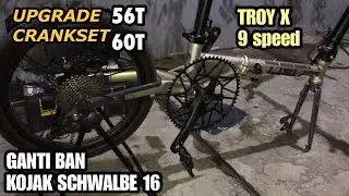 ELEMENT TROY X 9Speed - UPGRADE BAN KOJAK SCHWALBE DAN CRANKSET 60T