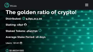 FiCoin - Part 3 - PAID $45 For Staking 4500 Tokens