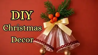 Christmas Bells DIY | Plastic Bottle Craft | Easy Holiday Decoration