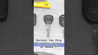 FASTEST Way to Remove the Transponder Chip From Your Acura or Honda Key 🔑
