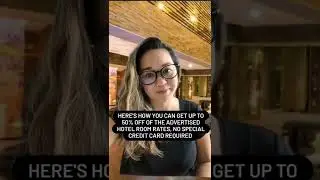 Discount Codes that Can Save Up to 50% off of the Hotel Room Rate #shorts