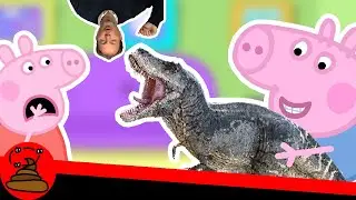 Schorsch T&ouml;pfert Ein Dinosaurierglas | Peppa Wutz YTK | Mistgabel