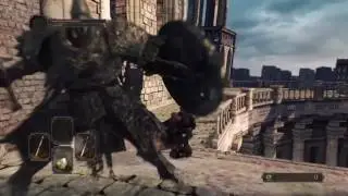 How to beat the first boss in dark souls 2 * EASY*
