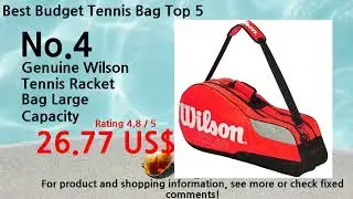 Dec. 2024 Best Budget Tennis Bag Ranking