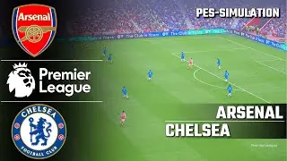 Arsenal vs Chelsea | EPL- Premier League | PES 2021 Simulation