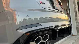 Audi S5 Maxton Design rear valance / diffuser Install - re-edit 