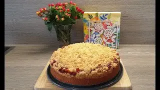 Кухен с клубникой и вареньем!
