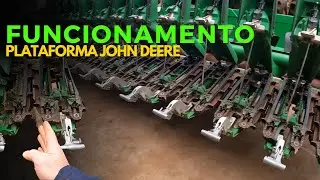 Como é o funcionamento da plataforma de milho John Deere??