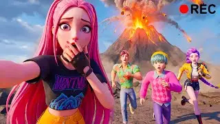 VLOG: Our SCARIEST Trip Ever! 😱 The Volcano Suddenly ERUPTED! | KPDH Funny Moments