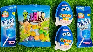ASMR Candy Tapping 🍭 | Flash Lollipop, Pebbles Jelly & Crazy Egg