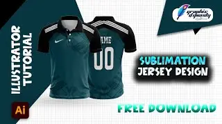 How to Design Sublimation Jersey | Adobe Illustrator | Tutorial | Sublimation Printing